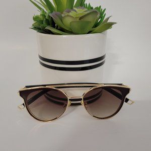 MERRYS Women Cat Eye Sunglasses Classic Brand Designer Semi Rimless Sunglasses